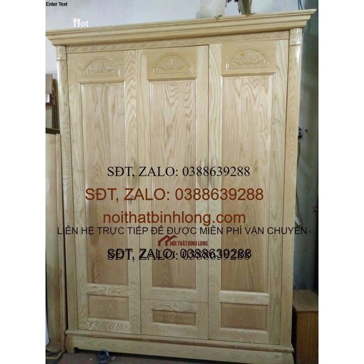 Tủ áo gỗ sồi