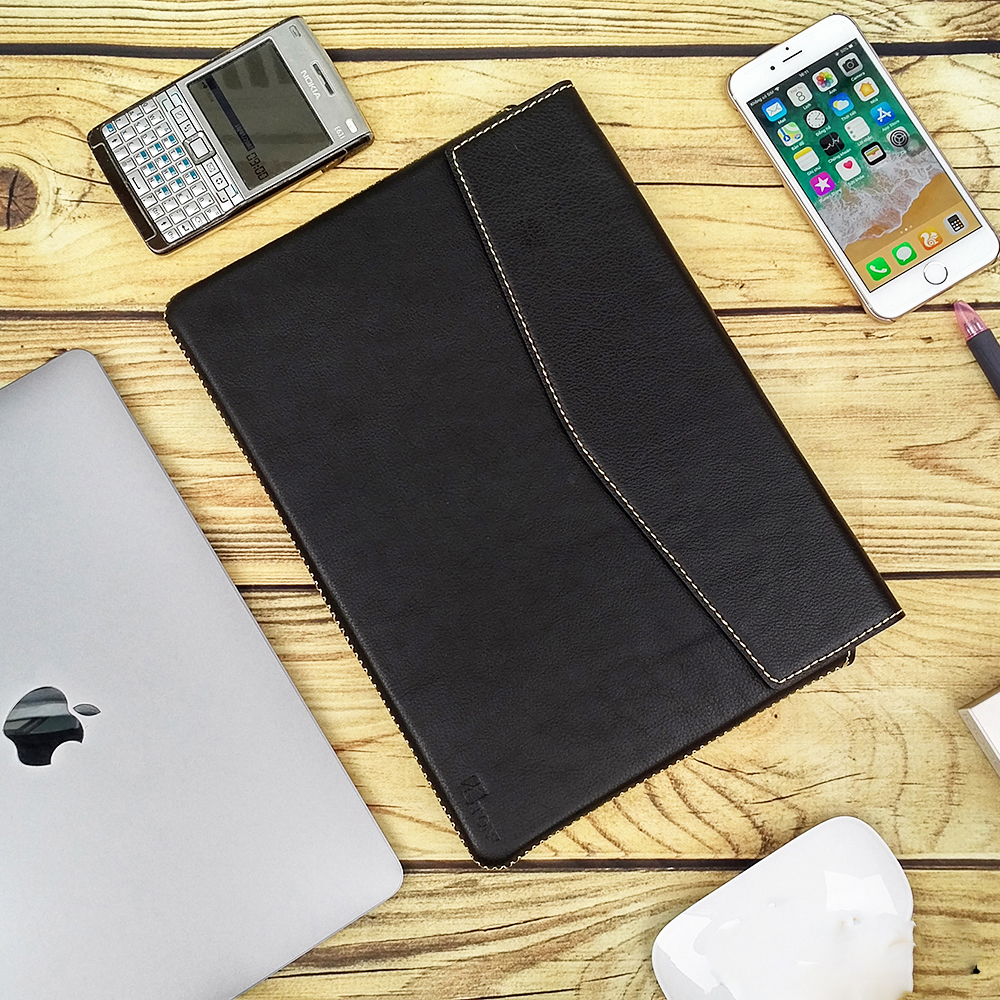 Bao da thật Toni bảo vệ Macbook, Laptop, Surface - Hàng chính hãng