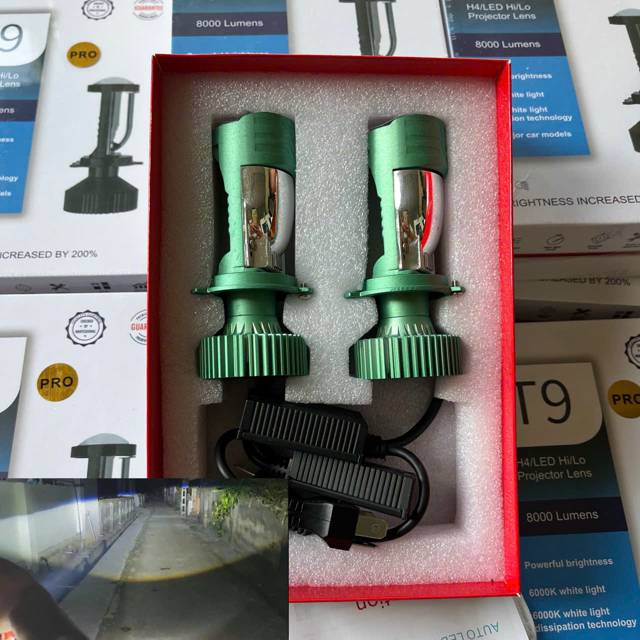 Đèn Pha LED Bi Cầu T9 Pro 90W – Siêu Sáng Cực Bền, Lắp Xe Máy Ô Tô Không Cần Độ – Giá Tốt