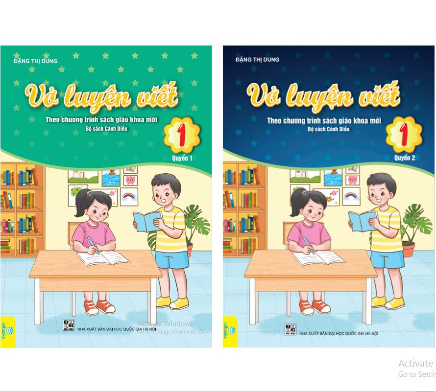 Sách - Combo 2 cuốn Vở Luyện Viết Lớp 1 - Biên soạn theo chương trình Cánh Diều - ndbooks