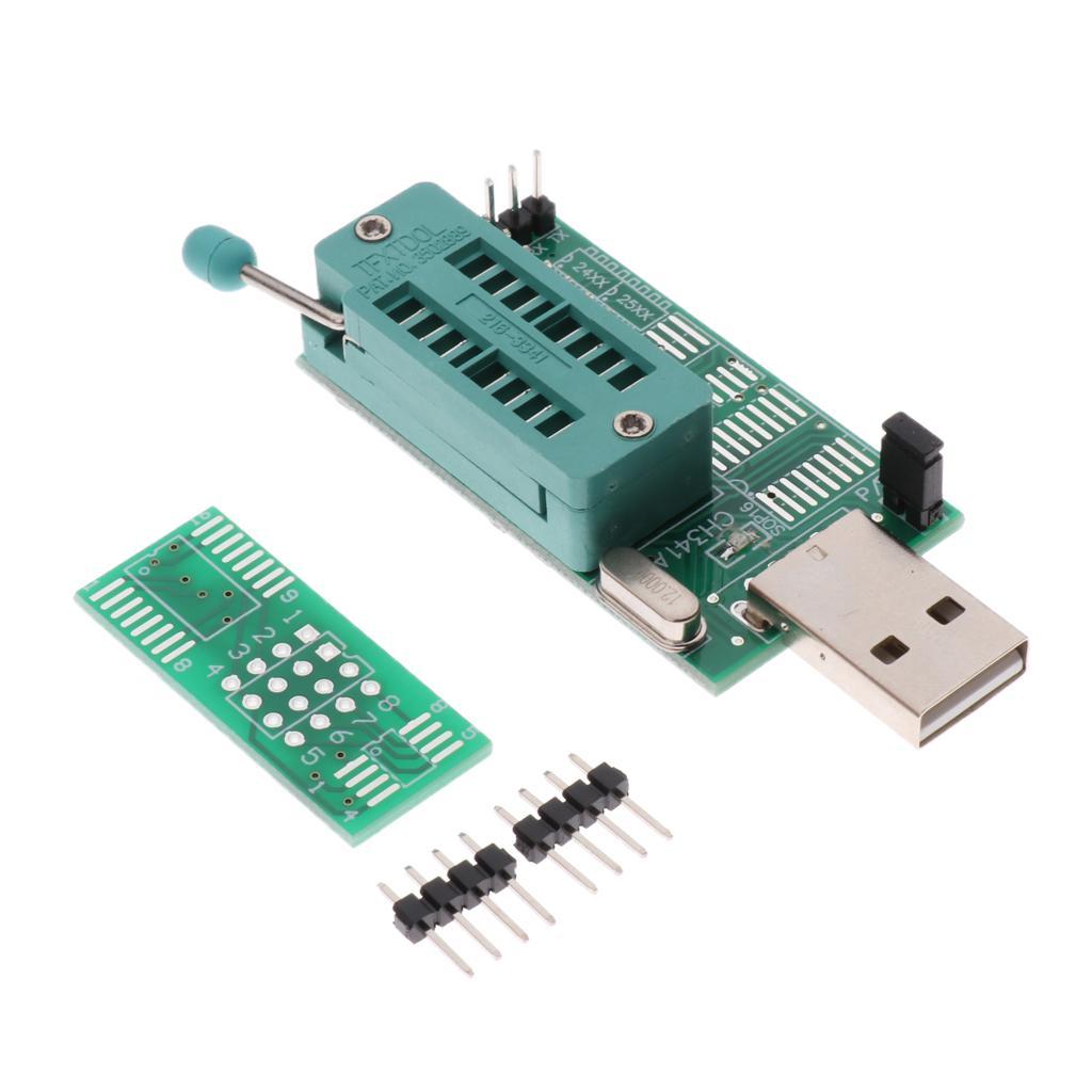 2 Pcs Pins CH341A Programmer USB Motherboard Routing LCD Bios Board 24 25