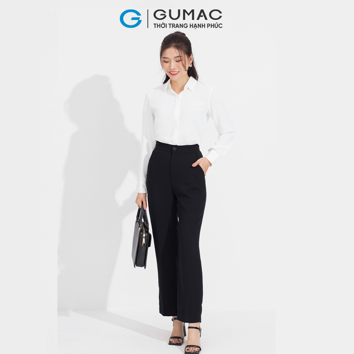Quần tây ống suông GUMAC QD05028