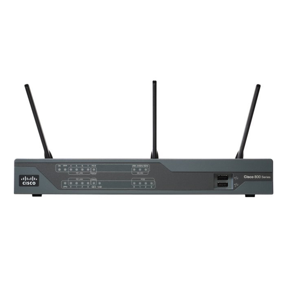 Hình ảnh Router Cisco 892-K9 8 port switch chính hãng