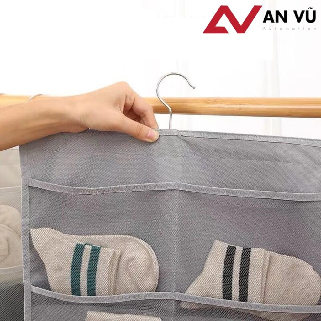TÚI TREO ĐỰNG ĐỒ LÓT, TÚI ĐỰNG ĐỒ CÁ NHÂN LINH TINH -2 MẶT NHIỀU NGĂN TIỆN ÍCH 30 NGĂN