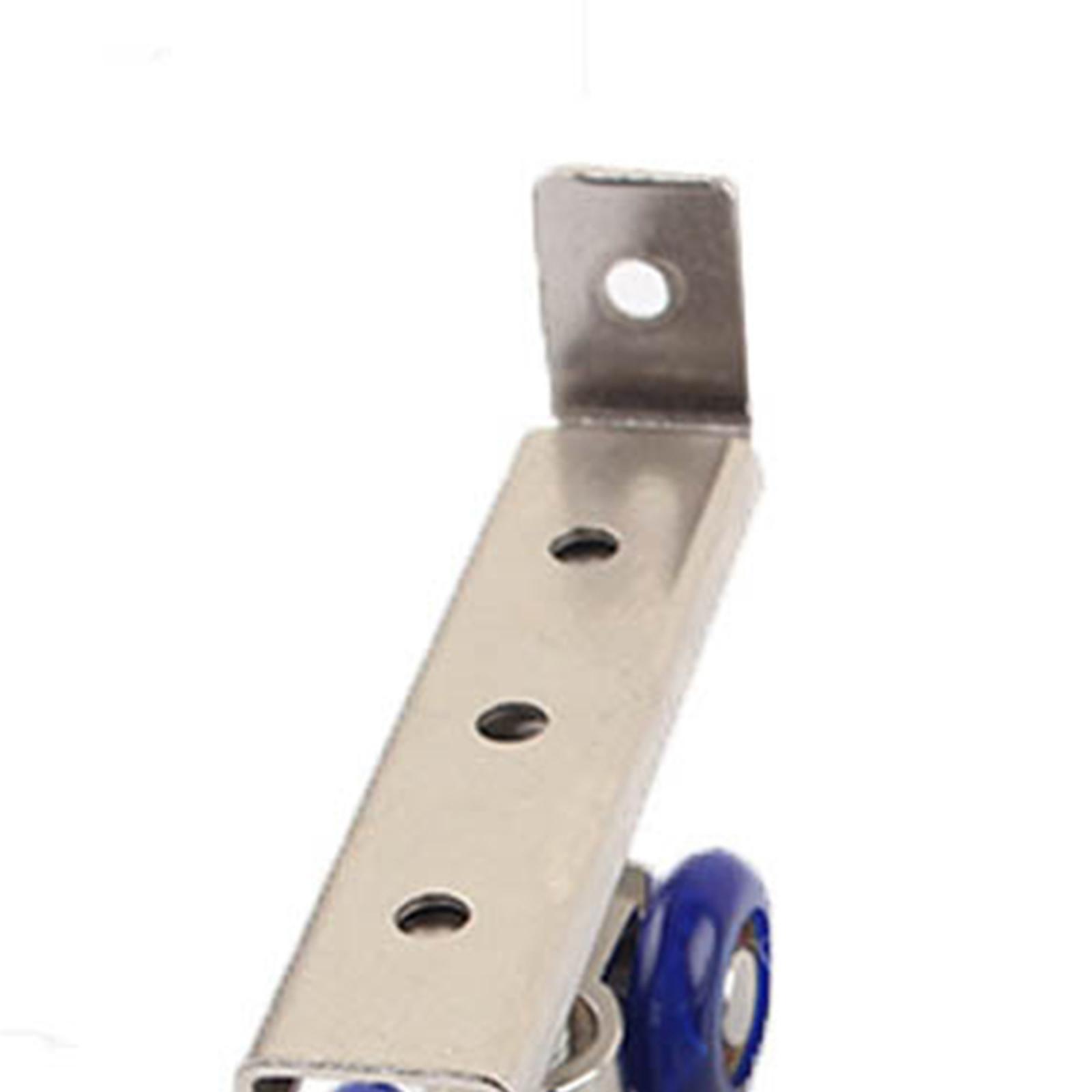 2 Pieces Sliding Door Roller Wood Hanging Wheel Easy Installation Roller Trolley Alloy Door Hardware Kitchen Door Pulley Sliding Doors Wheel