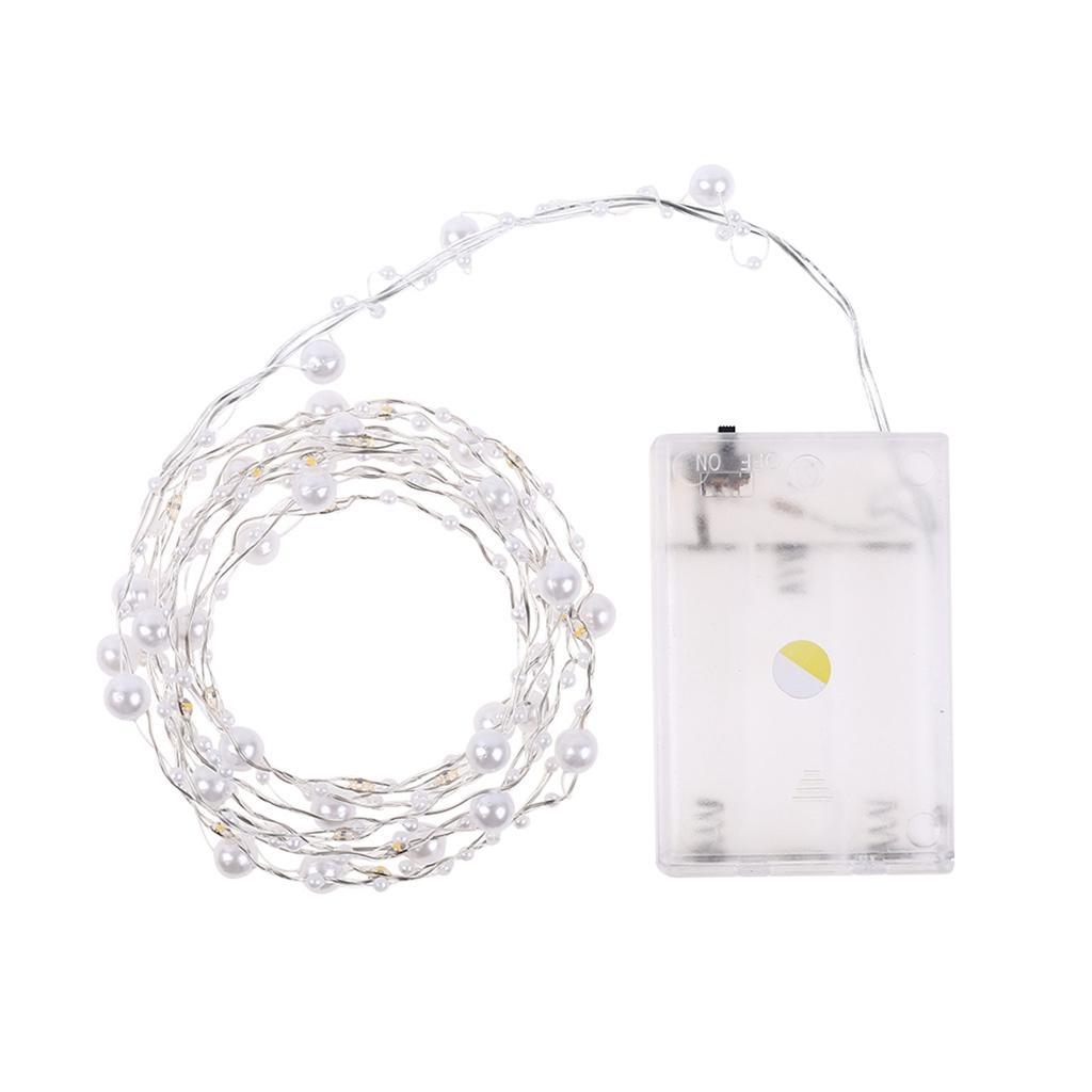 LED Fairy Lights Pearl LED String Lights Holiday Party Decorative Lights