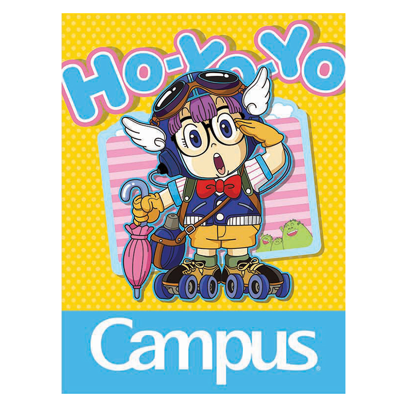 Lốc 5 Cuốn Vở A5 4 Ô Ly (2 x 2 mm) Campus Arale Hi NB-AARH96 - ĐL 120 (96 Trang) - Mẫu Ngẫu Nhiên