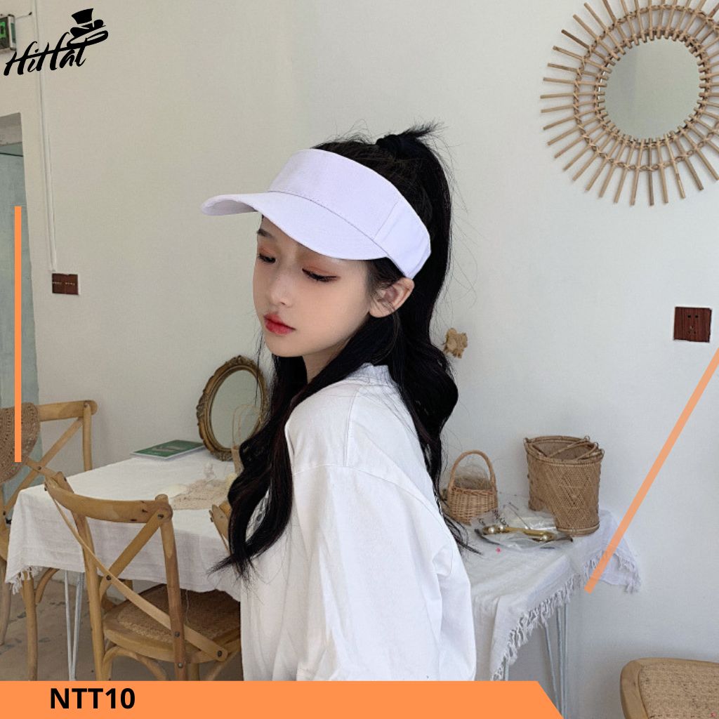 Nón kết nửa đầu, nón lưỡi trai thể thao trơn nam nữ - NTT10