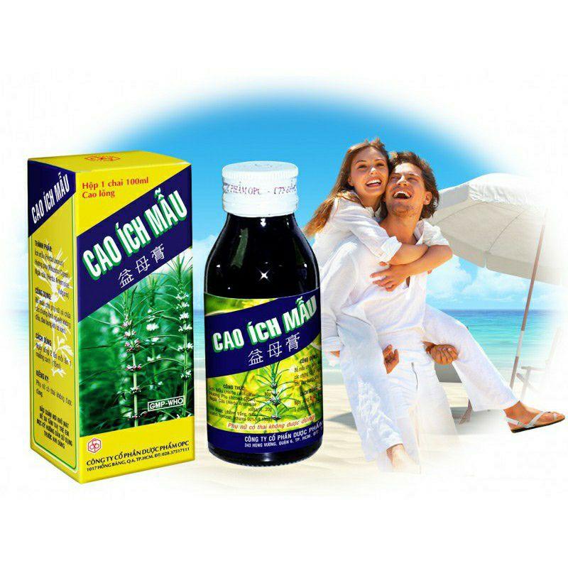 Cao Ích Mẫu  CAM KẾT CHẤT LƯỢNG Điều Hòa Kinh Nguyệt Chai 180ml