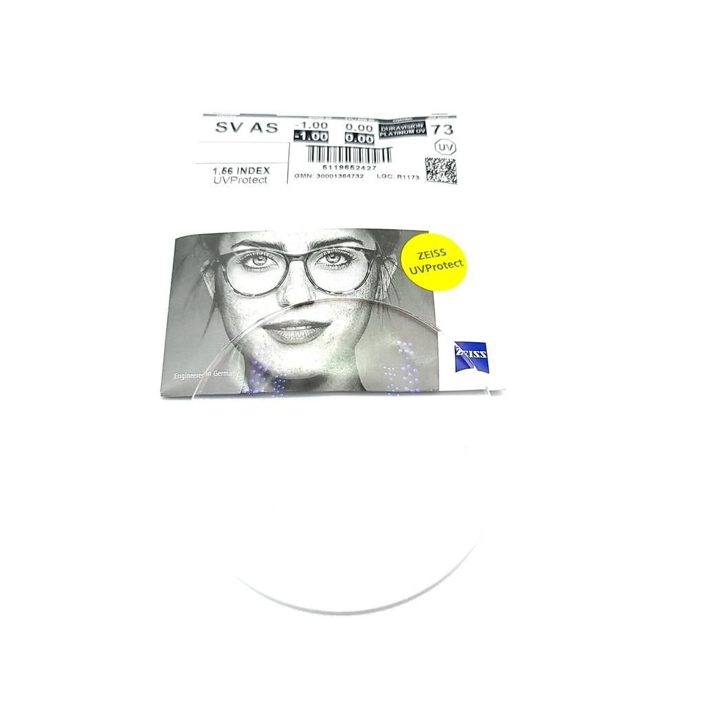 Tròng kính ZEISS 1.56, 1.60 và 1.67 DuraVision Platium UV chính hãng Đức