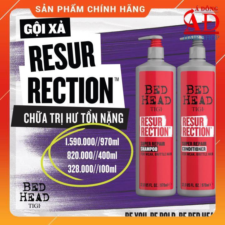 BỘ GỘI XẢ TIGI BEDHEAD ĐỎ XANH VÀNG TÍM CHÍNH HÃNG MỸ - PHỤC HỒI GIỮ MÀU LÀM PHỒNG TÓC