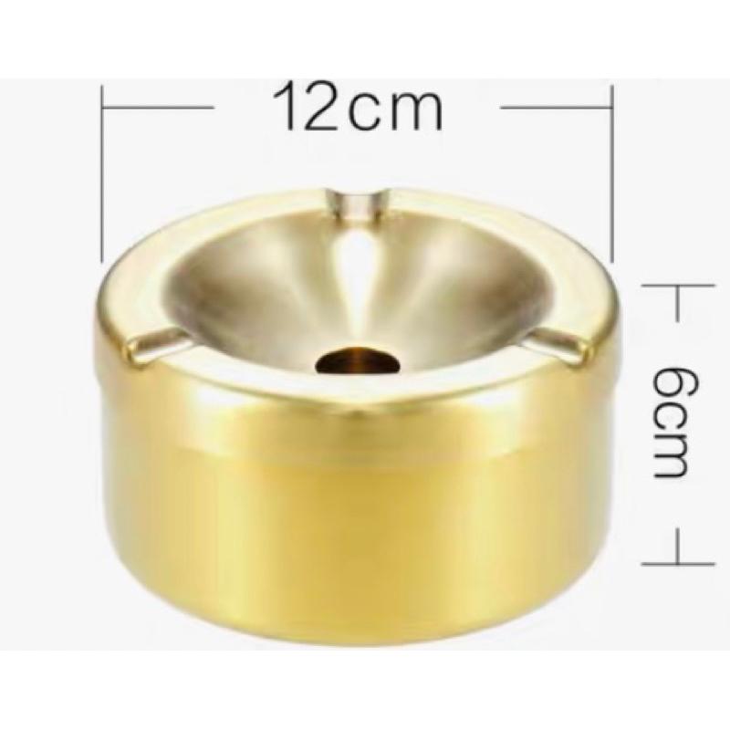 Gạt tàn inox vàng 304 phong cách hiện đại