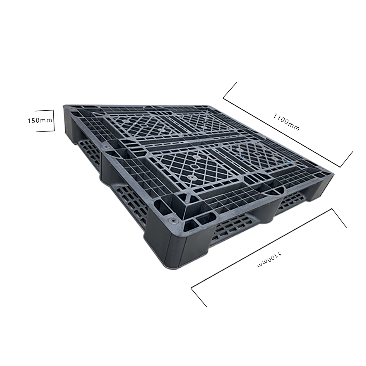 Pallet nhựa 1100x1100x150 đen