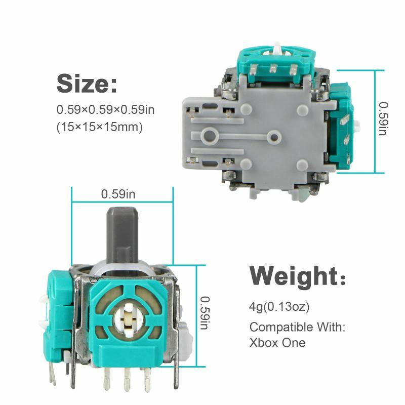 Bộ cần điều khiển tương tự 12 mảnh 3D cho Xbox One 2 Cần điều khiển tương tự 3D 2 mảnh Bộ điều khiển ngón tay cái Cap Piece 6 Bộ dụng cụ sửa chữa cho Xbox One Màu sắc: 11 2 CÁI