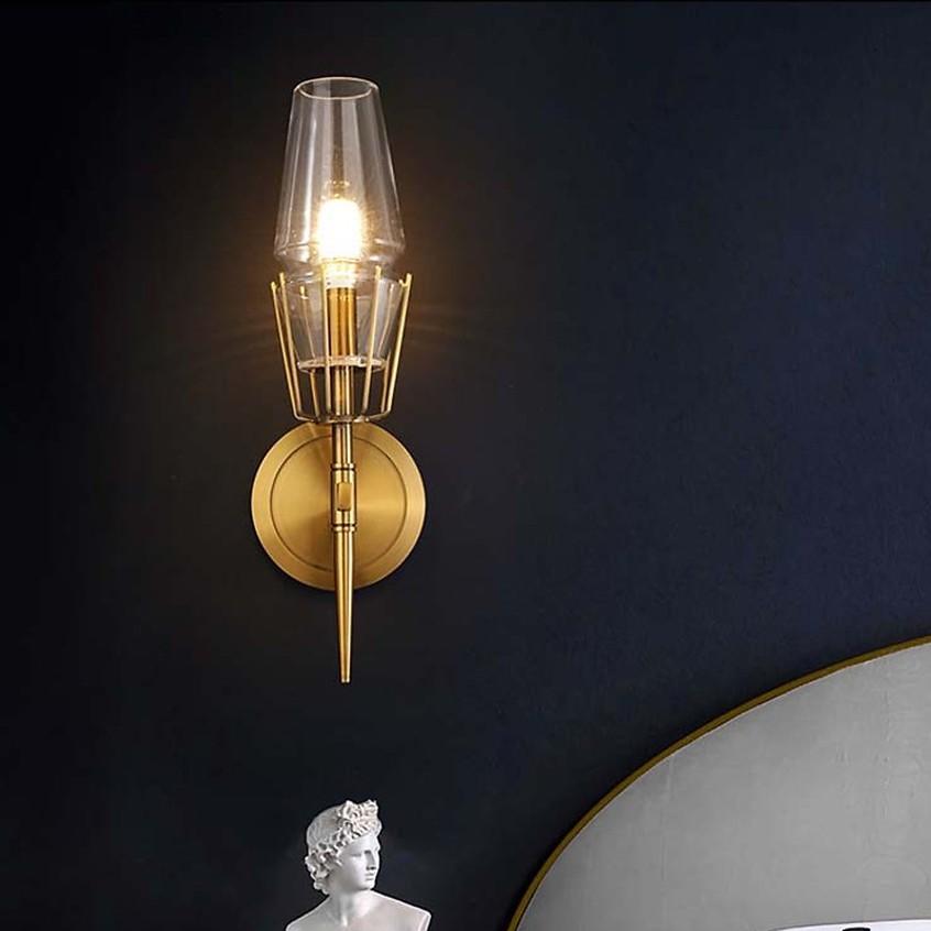 Đèn gắn trang trí tường ngọn đèn thân vàng cao cấp chưa bao gồm bóng đèn GT-429