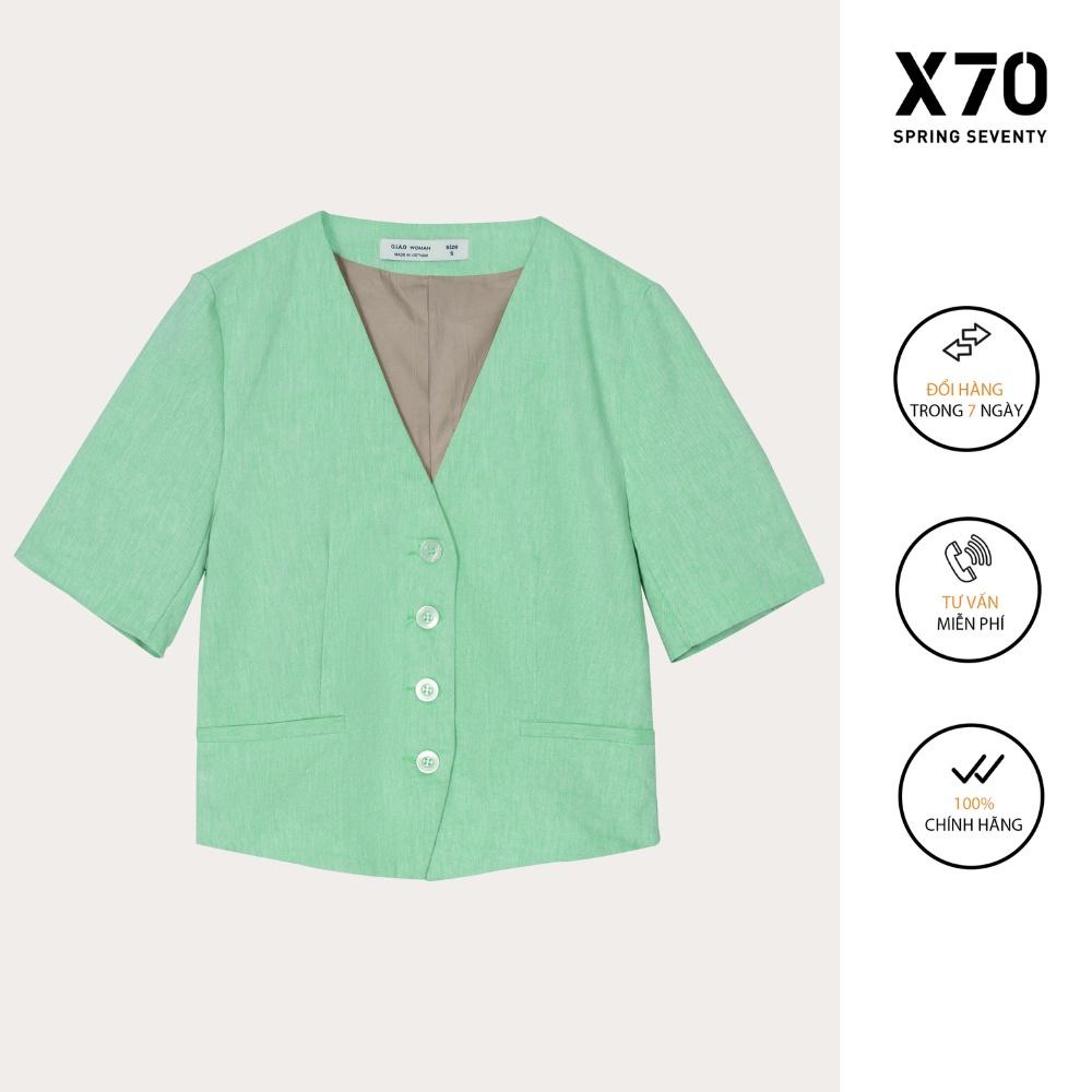 Áo Blazer Nữ Thiết Kế Tay Dài Có Túi Thời Trang X70 - 02700001