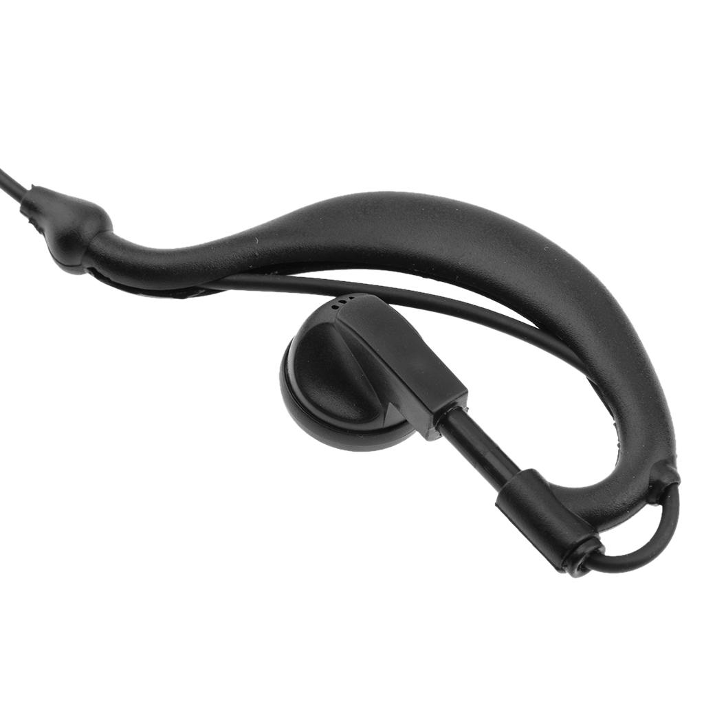 2 Pieces Clip-Ear Headset/Earpiece Mic for