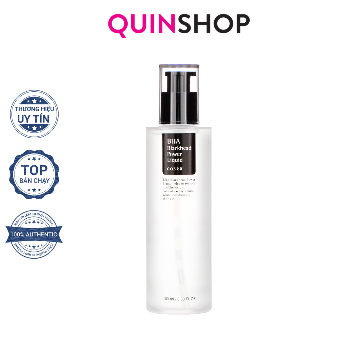 Dung Dịch Tẩy Tế Bào Chết Hoá Học 4% BHA COSRX Blackhead Power Liquid Exfoliator 100ml