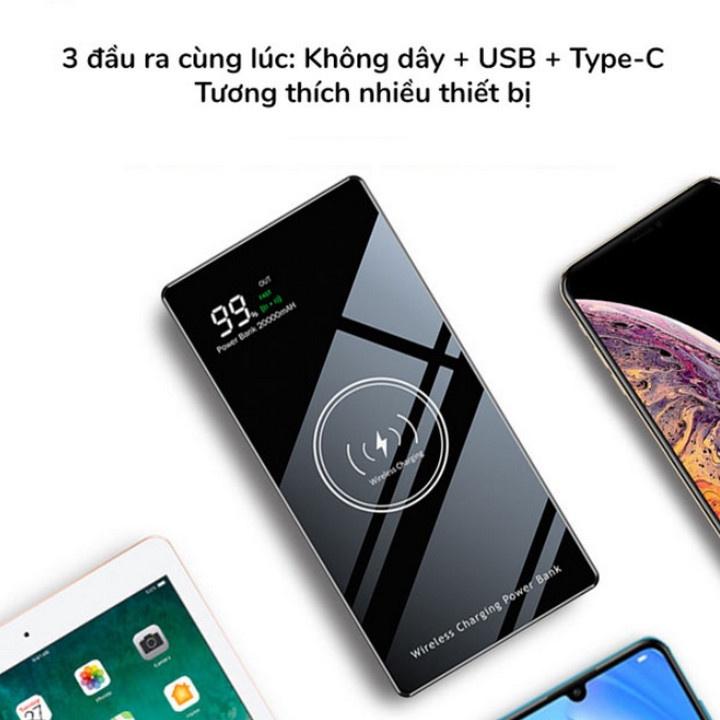 Pin dự phòng hỗ trợ sạc nhanh không dây Magic Geek công suất 22.5W