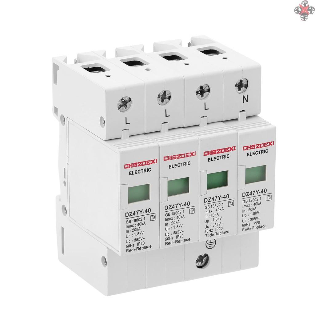 Thiết Bị Bảo Vệ Bộ Sạc Điện Áp Thấp Dz47Y-40Ka 385v Spd 4p