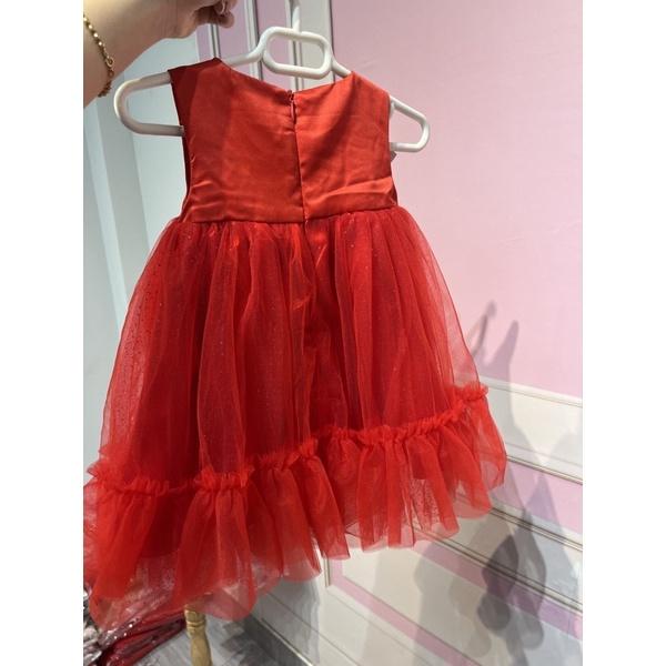 Đầm công chúa, váy công chúa tông đỏ mẫu thiết kế VyVy Kids Fashion