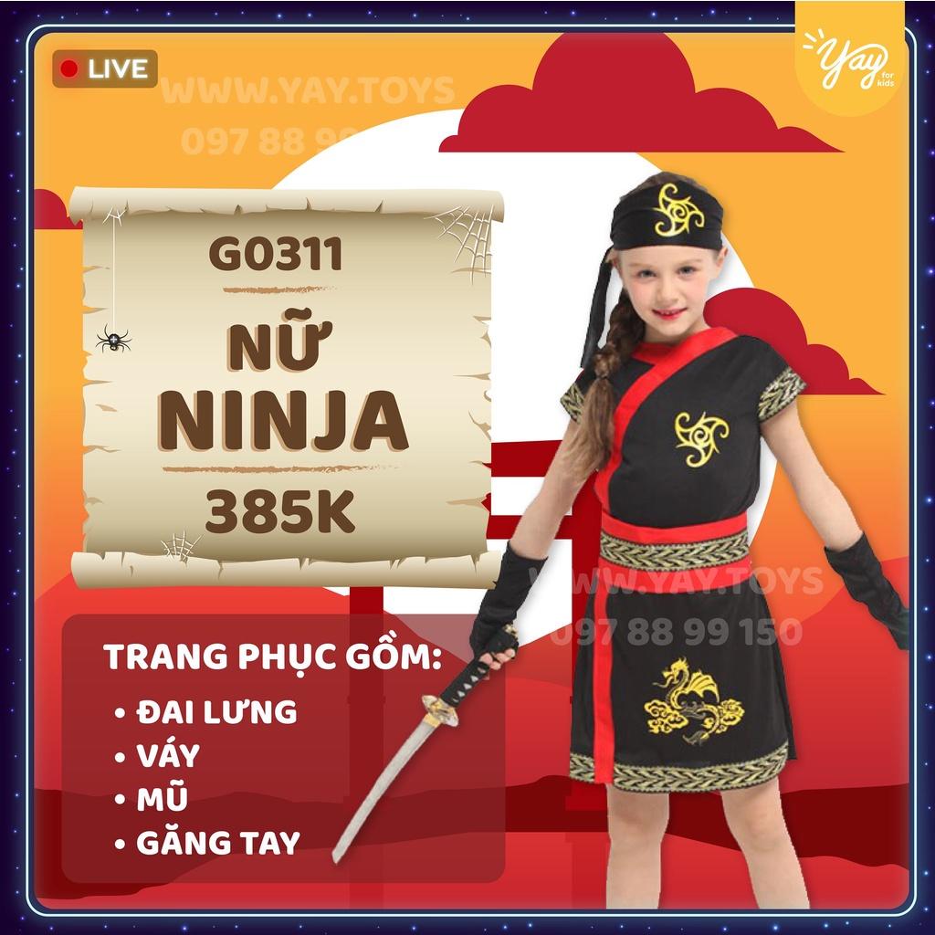 Đồ hoá trang trẻ em - Nữ Ninja - G0311