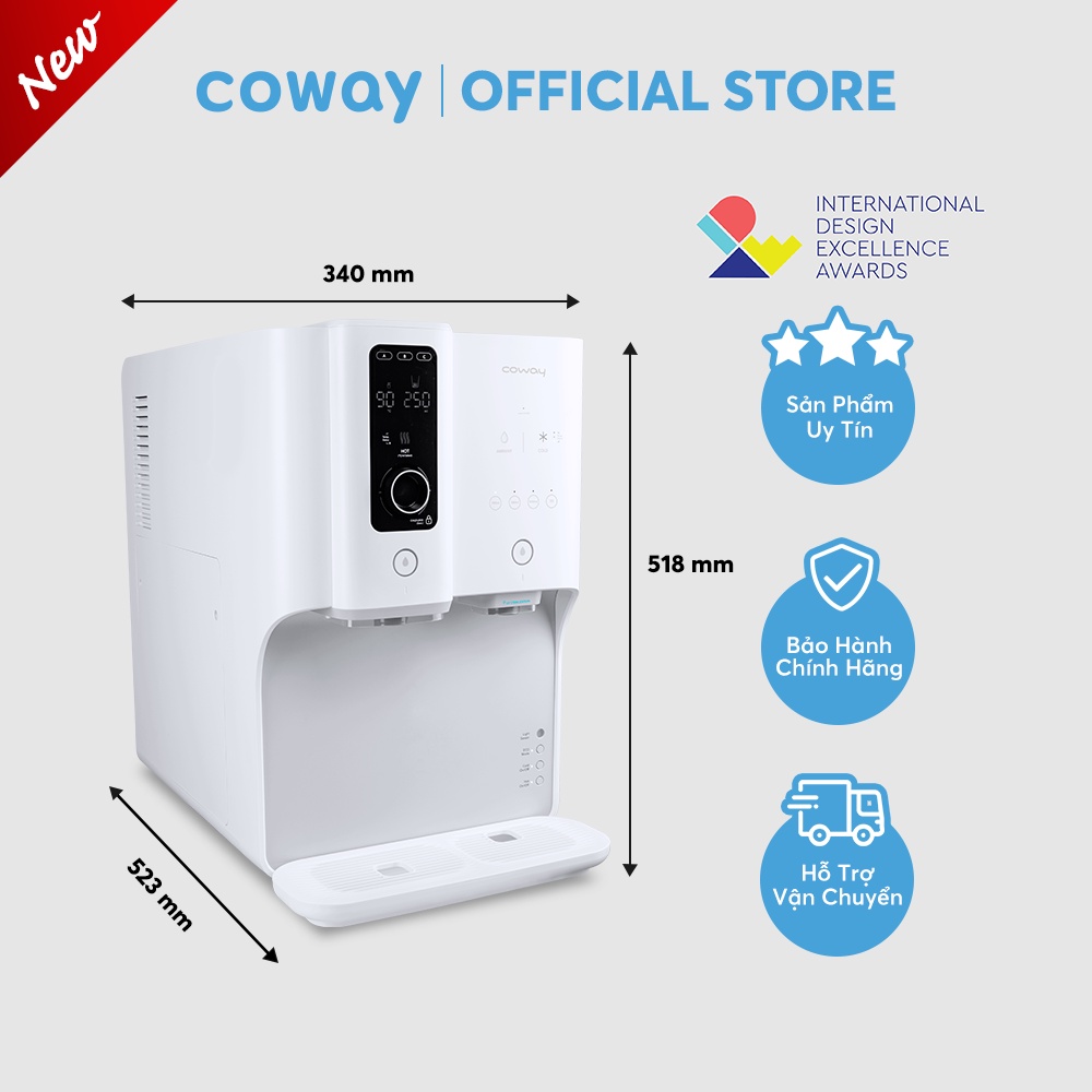 Máy lọc nước nóng lạnh Coway Ombak CHP-7310R - Hàng chính hãng