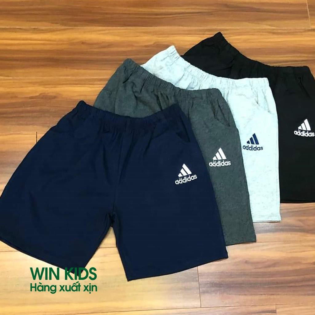 Q011 - Quần short bé trai size đại Adidas, quần đùi cho bé trai 14 đến 18 tuổi xuất xịn