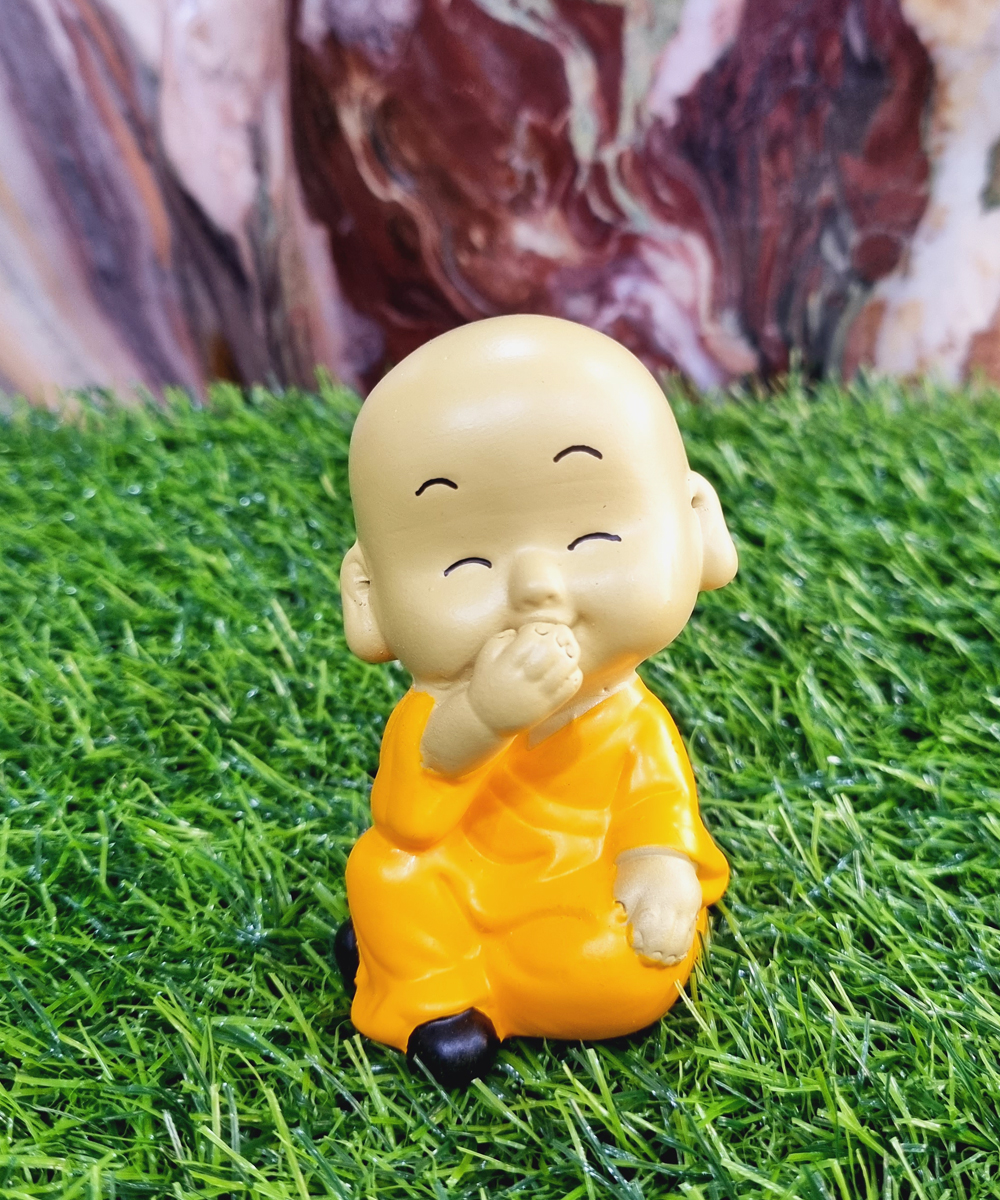 Bộ 03 chú tiểu Tam Không 8cm áo màu sinh động