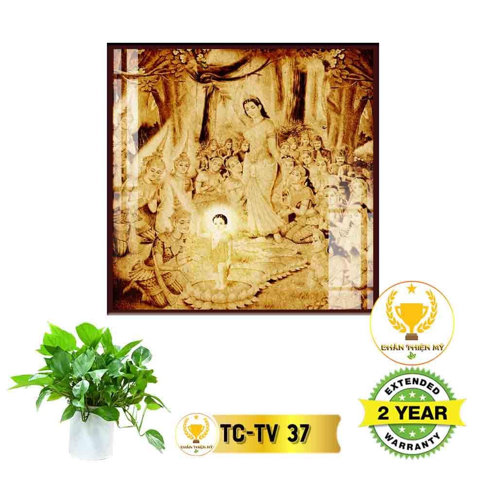 Tranh trúc chỉ in Vuông_TCV6