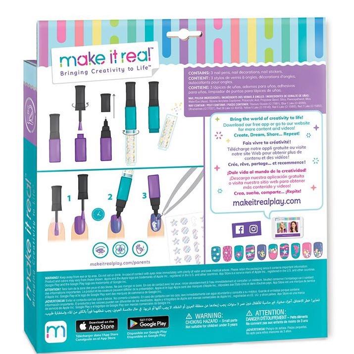 BỘ SƯU TẬP 4 MODEL LÀM NAIL SÀNH ĐIỆU thương hiệu MAKE IT REAL ANH QUỐC