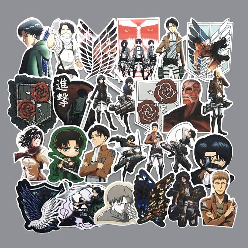 Set 60 Sticker Attack On Titan