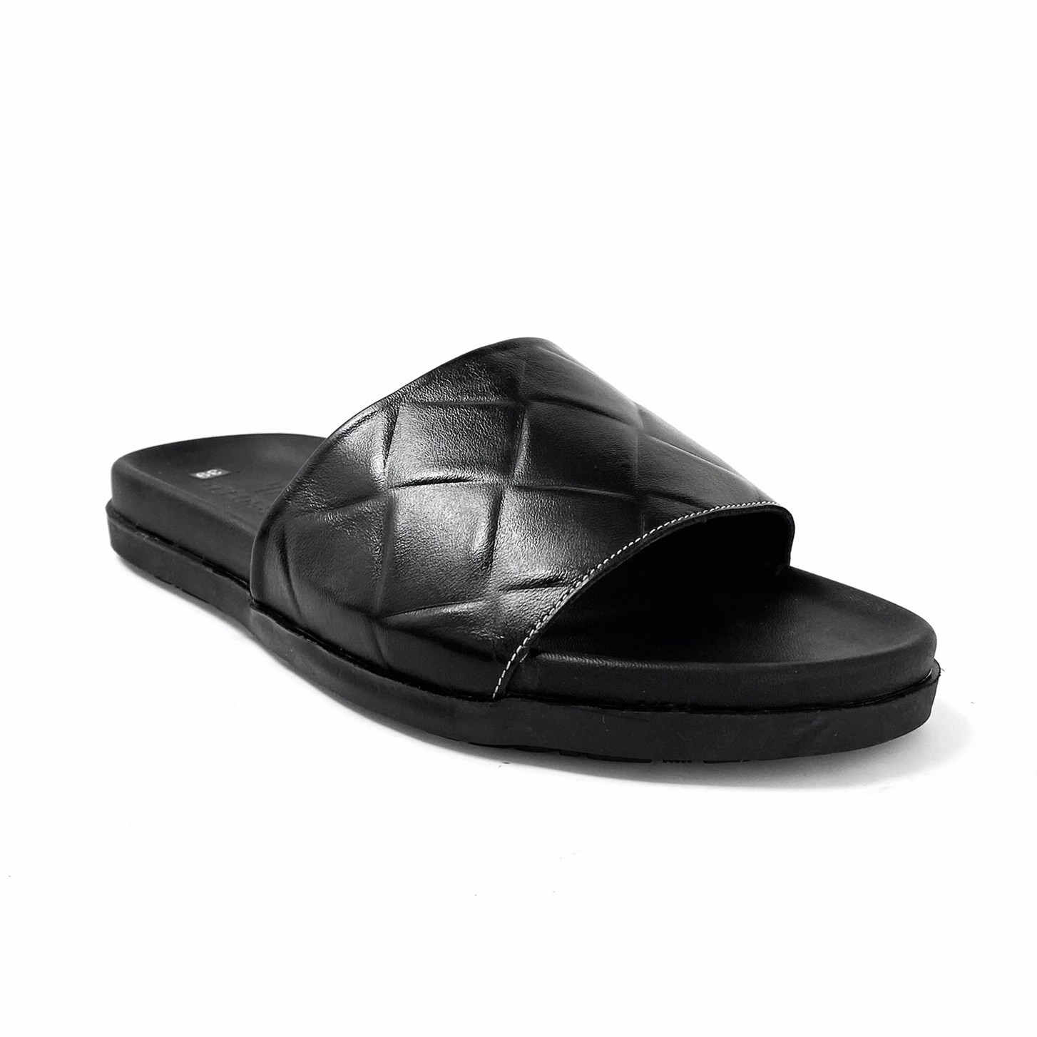 Dép nam da bò thật TEFOSS DT01 quai ngang trẻ trung, năng động size 38-44