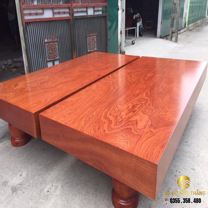 Chiếu ngựa gỗ hương đá nam phi dễ lau chùi , làm bàn ăn hoặc giường ngủ