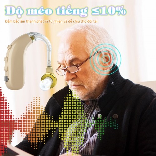 Máy trợ thính không dây pin sạc Axon A-130 - Tặng kèm hộp đựng
