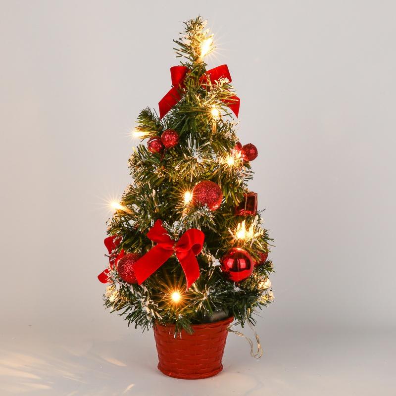 Cây Thông Noel 40Cm Có Đèn Led Trang Trí