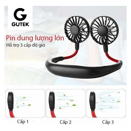 Quạt Tích Điện F5S Cầm Tay Đeo Cổ Mini Nhỏ Gọn Tiện Lợi 3 Tốc Độ Gió Dùng Thể Thao Chạy Bộ, Điều Chỉnh Xoay 180 Độ, Phong Cách Rảnh Tay Sử Dụng Thuận Tiện Hơn, Phù Hợp Mọi Lứa Tuổi, Nhiều Màu Sắc