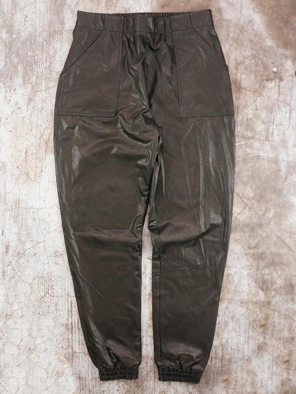 Quần Joggers Legging Nữ Leather-Like Joggers - SIZE M/L