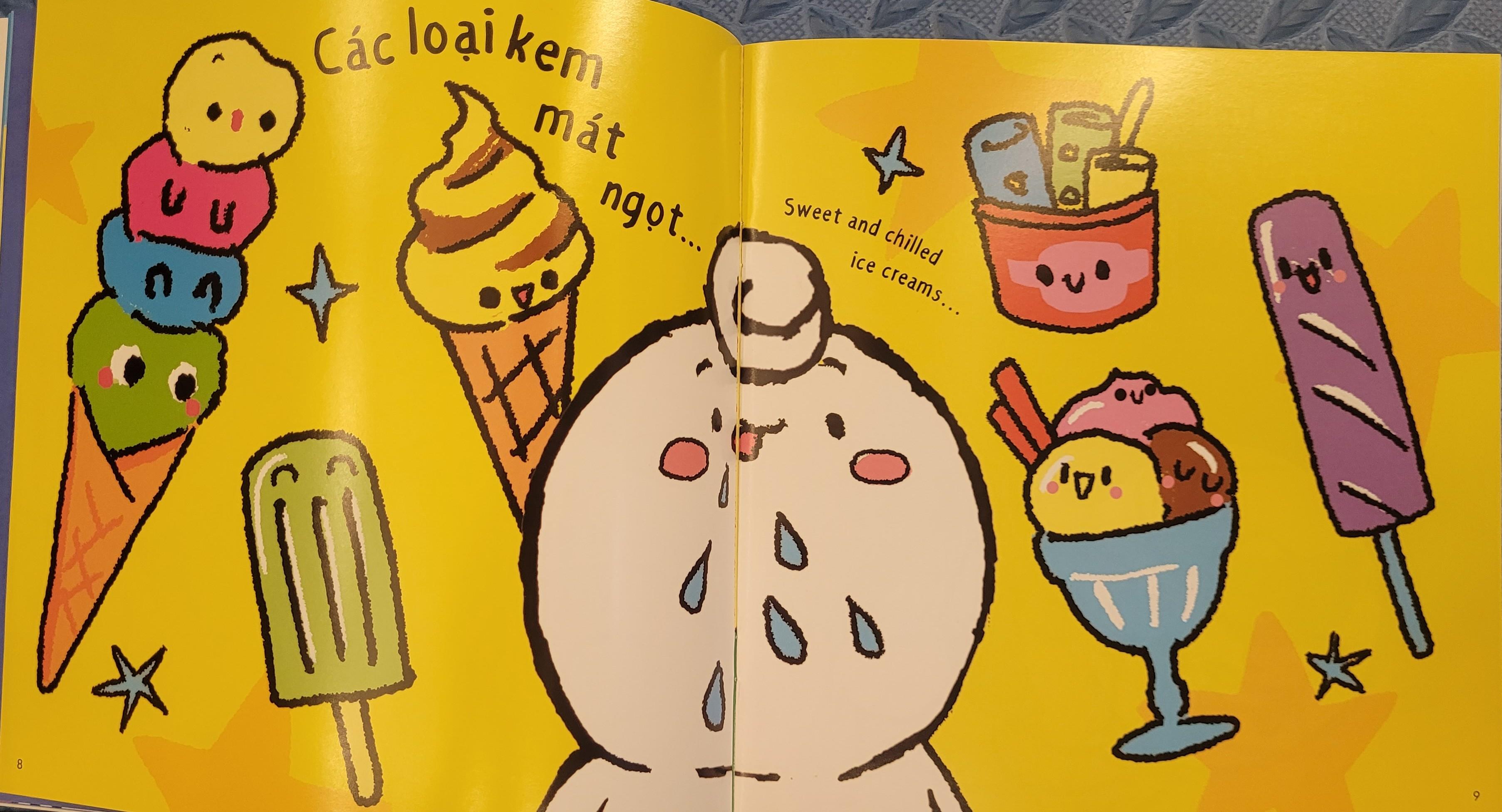 Sách Ehon Miu Bé Nhỏ Phần 2 Song Ngữ - Đừng Ăn Kẹo Nhiều Nhé