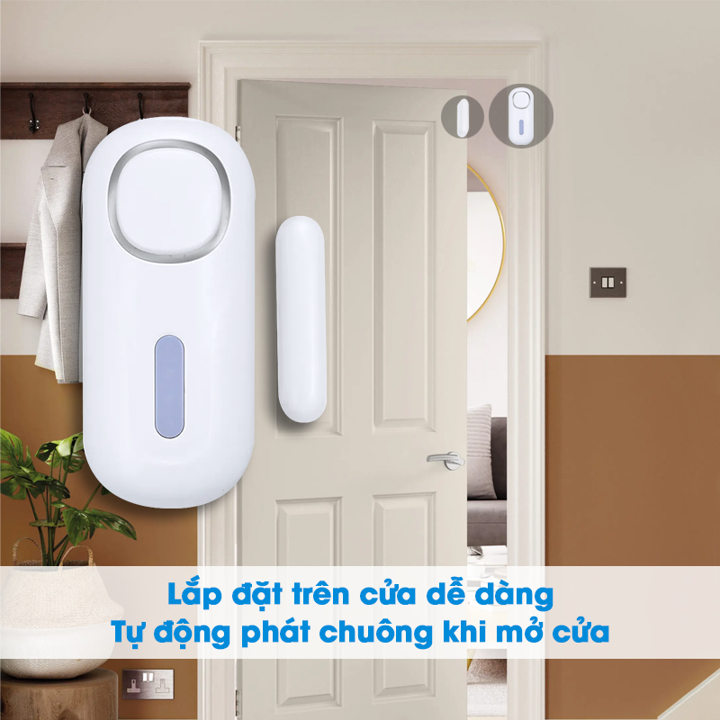 Cảm Biến Cửa Từ Thông Minh KONO KN-D06