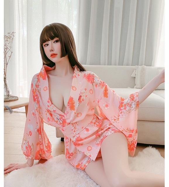Set váy ngủ cosplay kimono