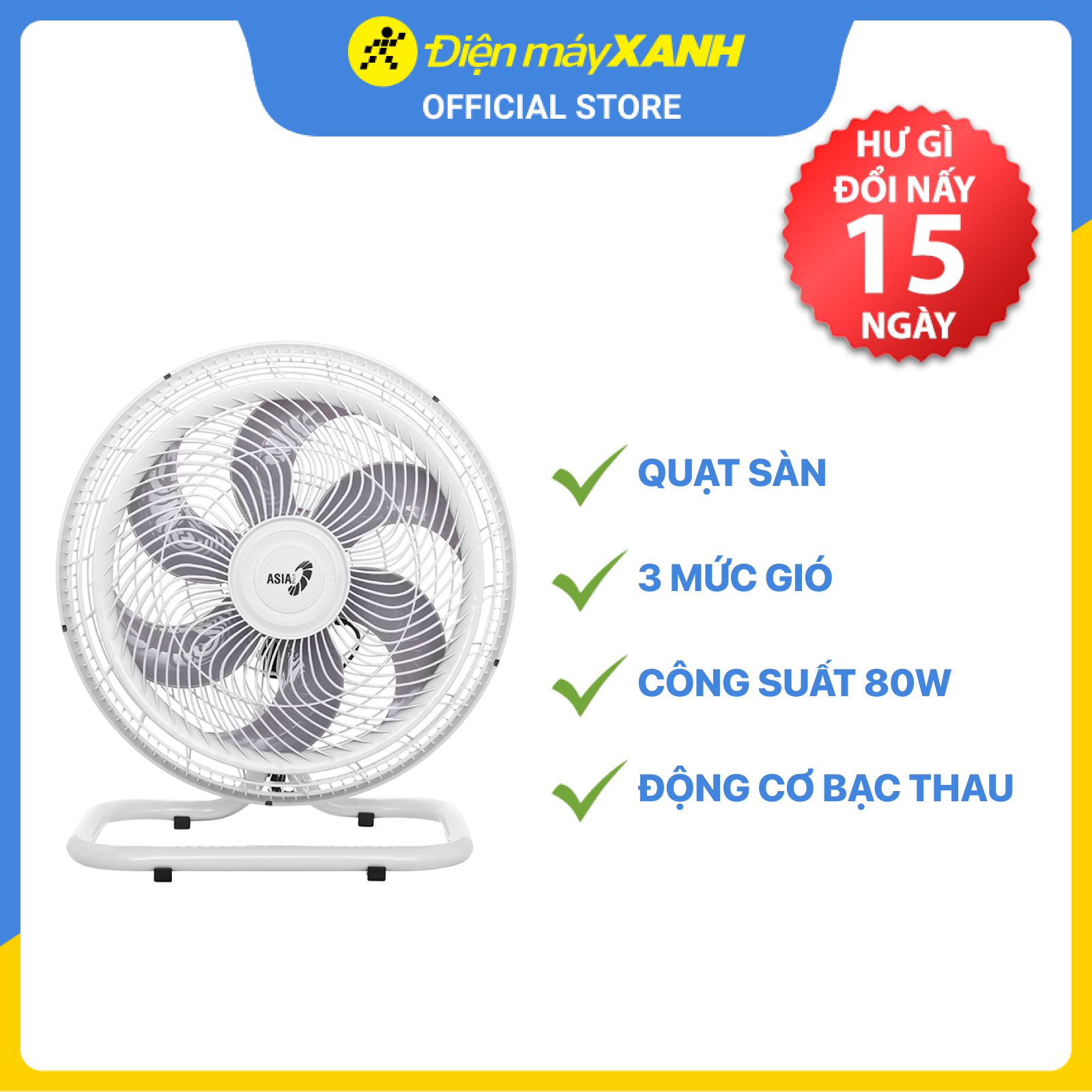 Quạt sàn Asia STB1601-XV0 - Hàng Chính Hãng