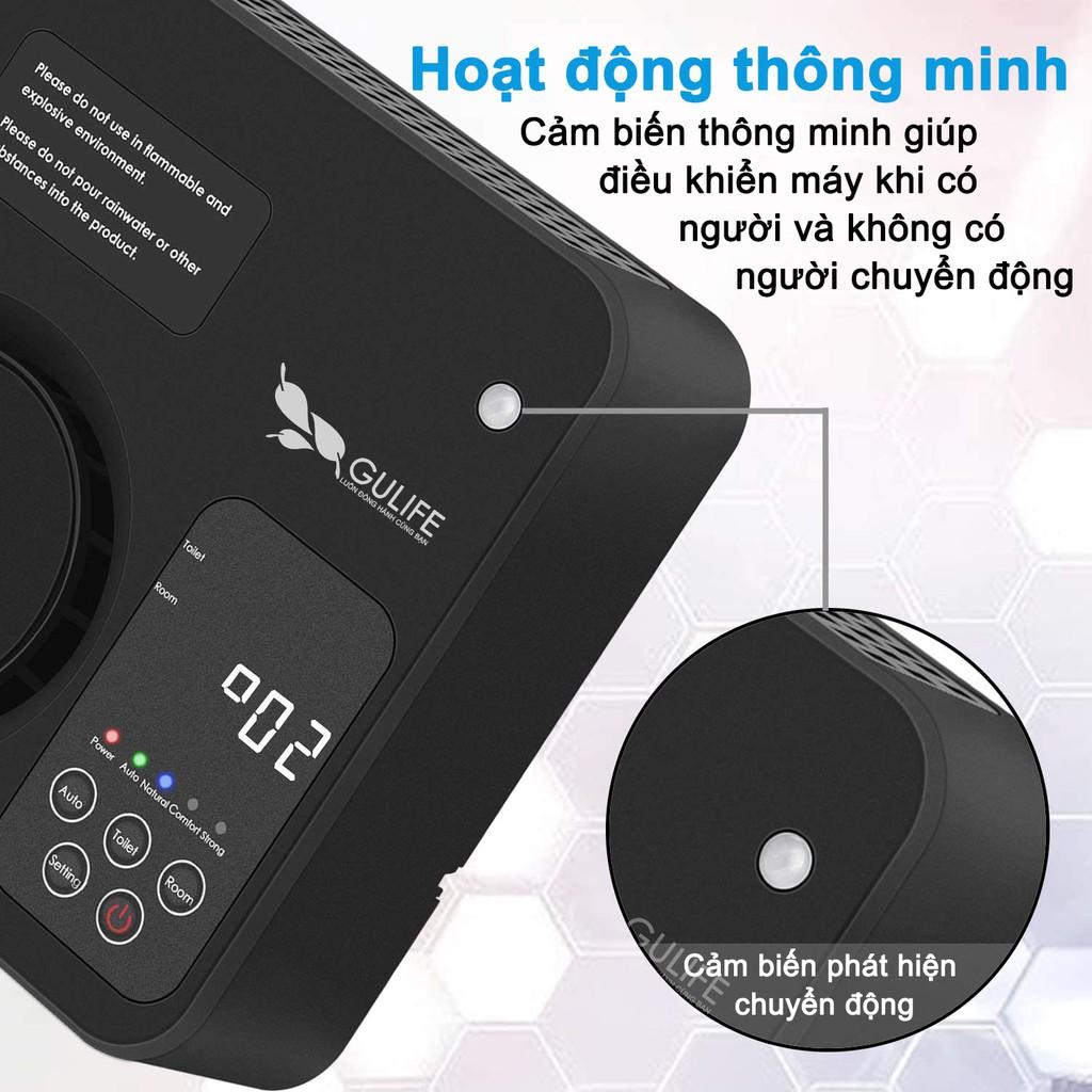 Máy Lọc Không Khí, Máy Tạo Ozone, Ion âm, Khử Khuẩn Làm Sạch Không Khí (Hàng Xuất Nhật) GULIFE GML-38Oz