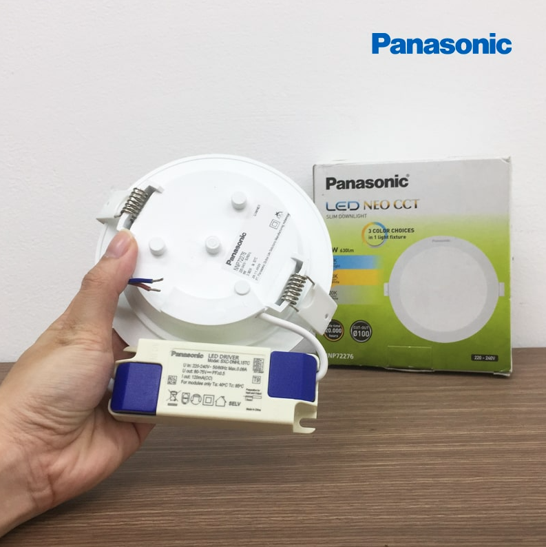 Đèn led NEO âm trần Panasonic tròn 12W đổi màu NNP73476 lỗ khoét 125mm - Hàng chính hãng
