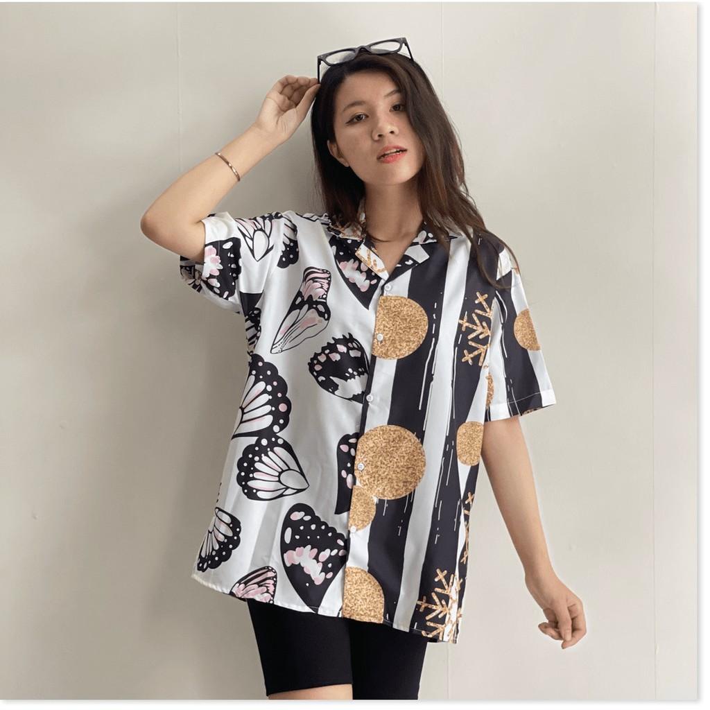 ÁO SƠ MI FORM RỘNG CỰC ĐẸP , SIÊU ĐỘC LẠ , HOT NHẤT 2021 THỜI TRANG MỚI KINGSHOP79