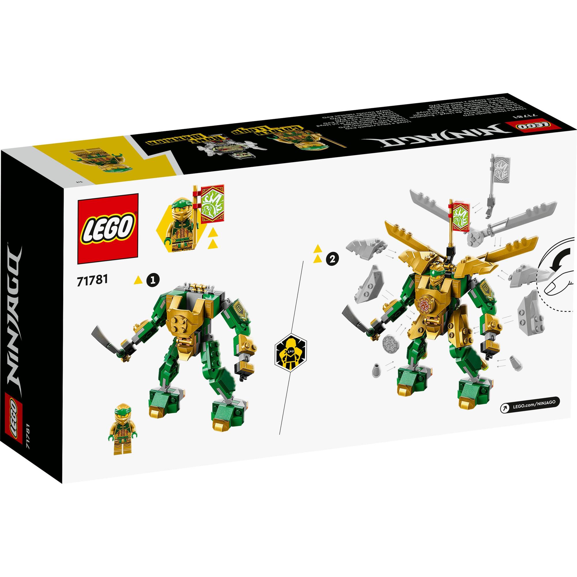 LEGO Ninjago 71781 Chiến Giáp Tiến Hóa Của Lloyd (223 Chi Tiết)