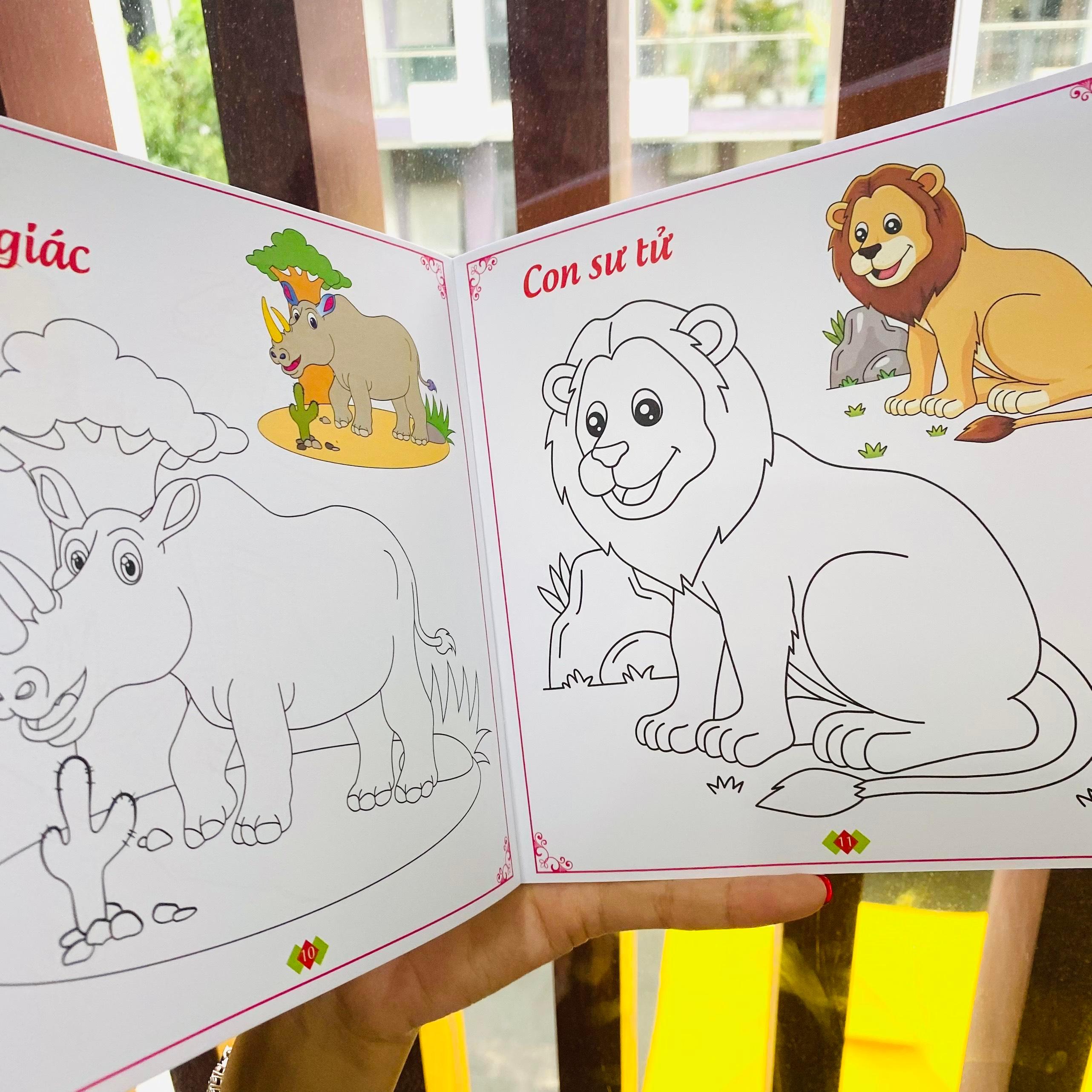 Sách - Bộ 9 Cuốn Sách Tô Màu Thông Minh - SBOOKS