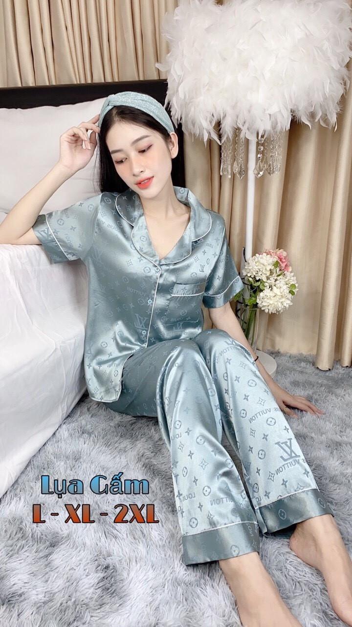Pijama Lụa Gấm Cao Cấp Đủ Size