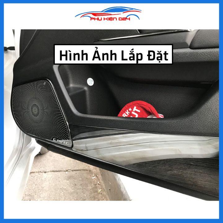 Bộ ốp tapli Civic 2016-2017-2018-2019-2020-2021-2022 vân Titan chống xước va đập khi mở cửa và làm đẹp xe