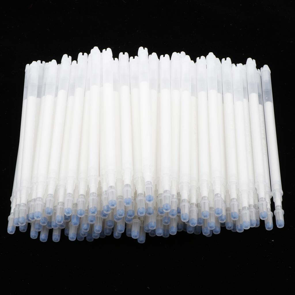 2x 100 Pieces Fabric Erasable Marking Pen Refill for